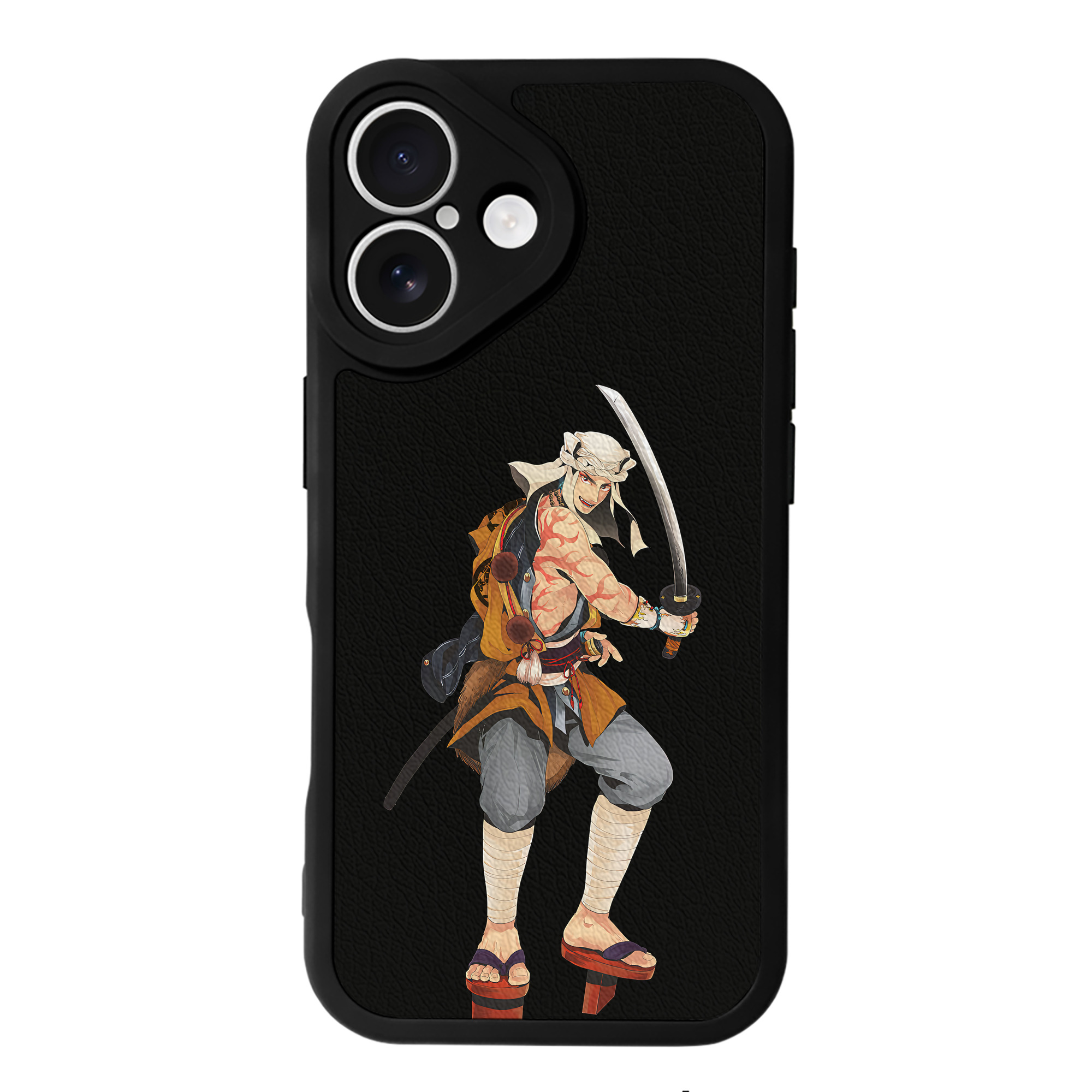 （画像用） 刀剣乱舞 Touken Ranbu 【iPhone 16シリーズ対応】シリコンスマホケース（レザー調） 材質：シリコン